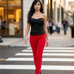 Women’s Red Slim Pants size 6
